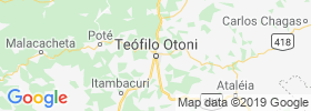 Teofilo Otoni map